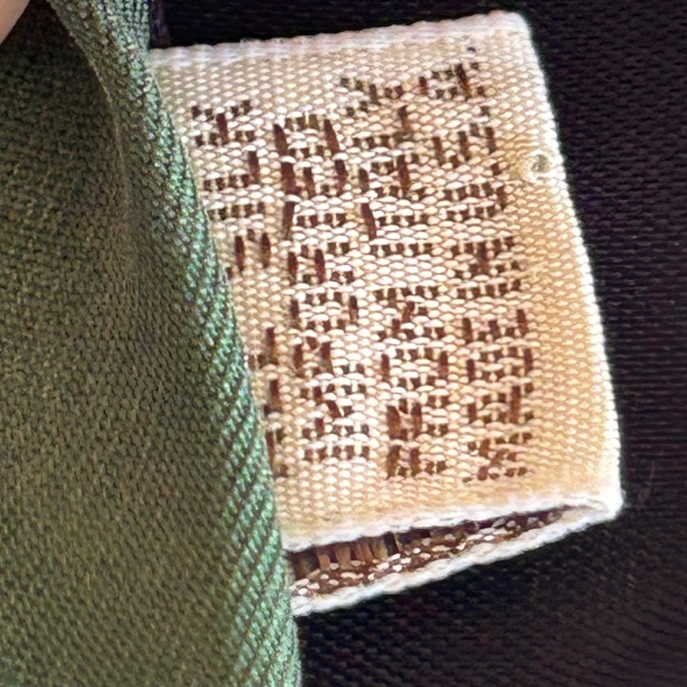 Paul Stuart Mens Silk VTG Tie Forest Green Polka Dot Classic Heritage Preppy - Picture 9 of 9